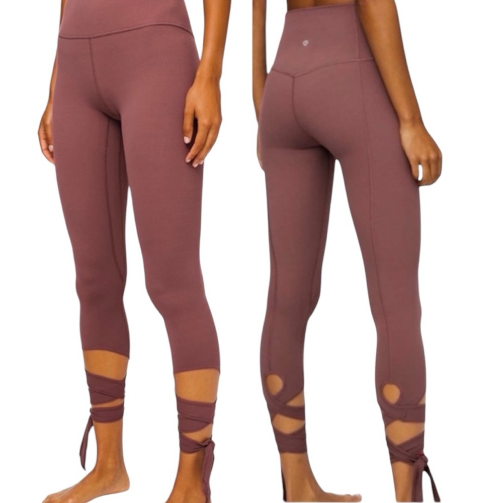 New Lululemon Athletica Love Knot Align Crop 21” Leggings Special Edition
